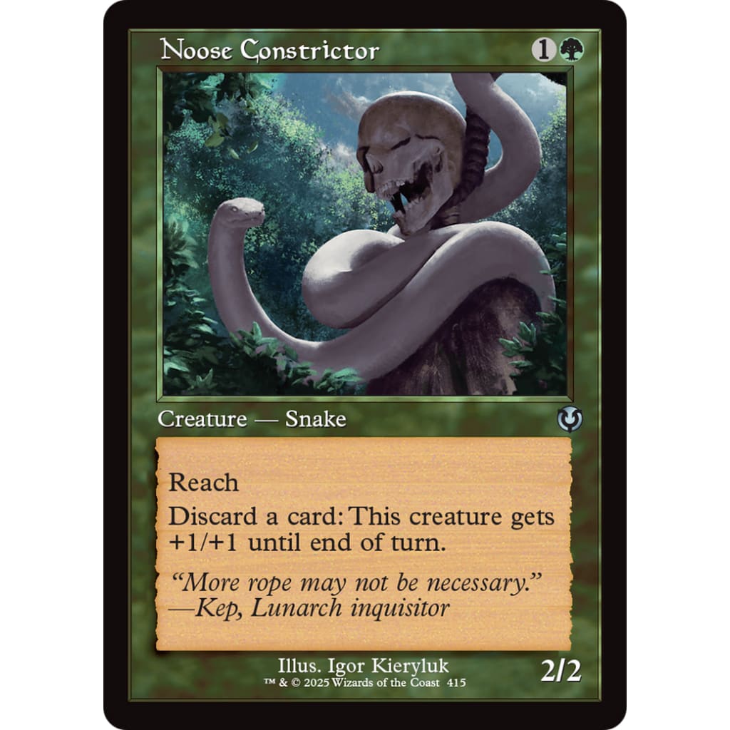 Noose Constrictor (Retro Frame) (INR-415) - Single