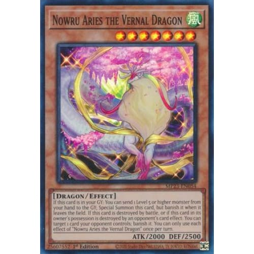 Nowru Aries the Vernal Dragon - MP23-EN054 Super Rare 1st
