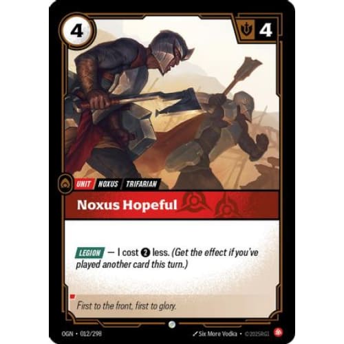 Noxus Hopeful (012/298) - Origins Foil - Single