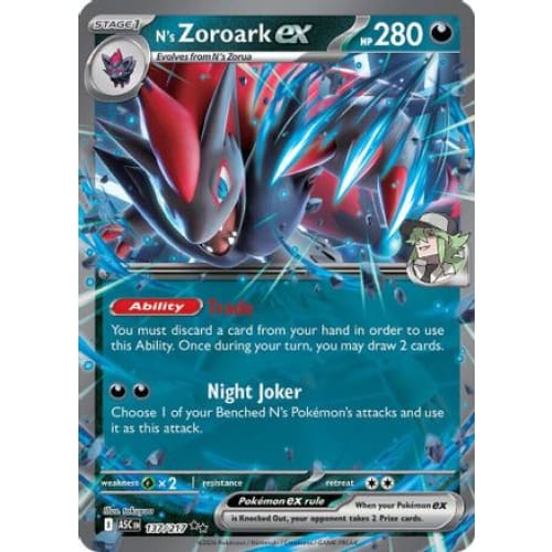 N’s Zoroark ex - 137/217 (137) Double Rare Holofoil - Single