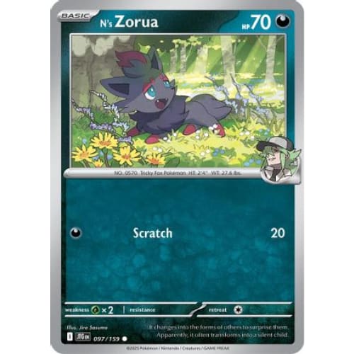 N’s Zorua (97) Common - Single