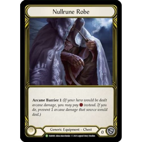 Nullrune Robe (Golden) (FLESH AND BLOOD: PROMO CARDS) Cold