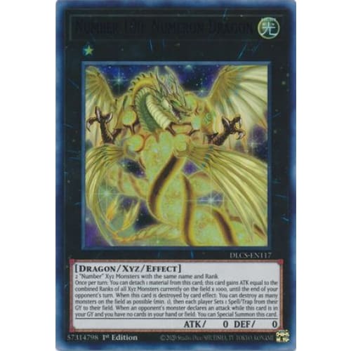 Number 100: Numeron Dragon (Purple) (DLCS-EN117) Ultra Rare