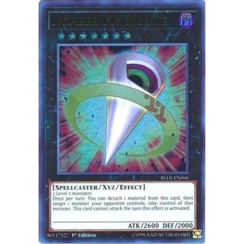 Number 11: Big Eye (BLLR-EN066) Ultra Rare 1st Edition