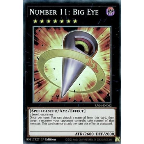 Number 11: Big Eye (PCR) - RA04-EN062 Prismatic Collector’s