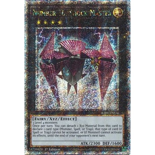 Number 16: Shock Master (Quarter Century Secret Rare)