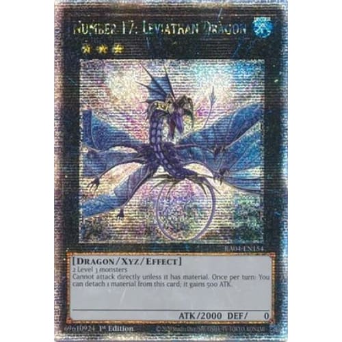Number 17: Leviathan Dragon (Quarter Century Secret Rare)