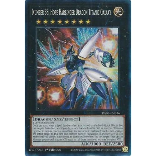 Number 38: Hope Harbinger Dragon Titanic Galaxy (PCR)