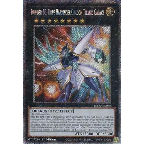 Number 38: Hope Harbinger Dragon Titanic Galaxy (Platinum