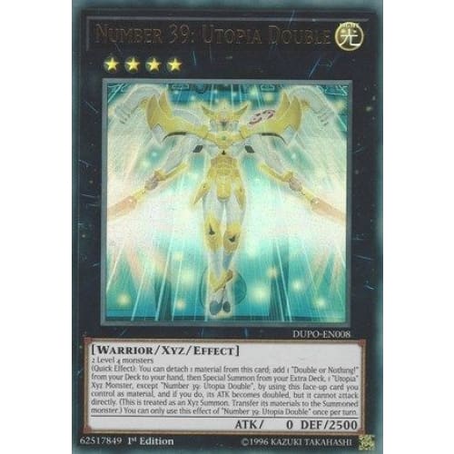 Number 39: Utopia Double (DUPO-EN008) Ultra Rare 1st
