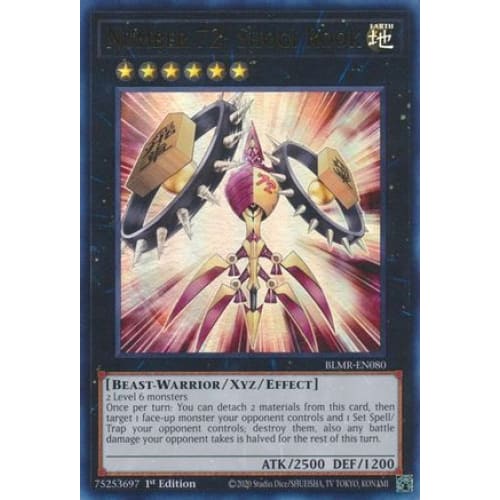Number 72: Shogi Rook - BLMR-EN080 Ultra Rare 1st Edition
