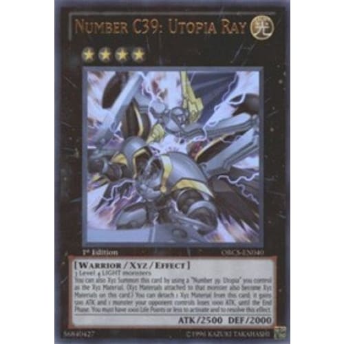 Number C39: Utopia Ray (ORCS-EN040) Ultra Rare Unlimited