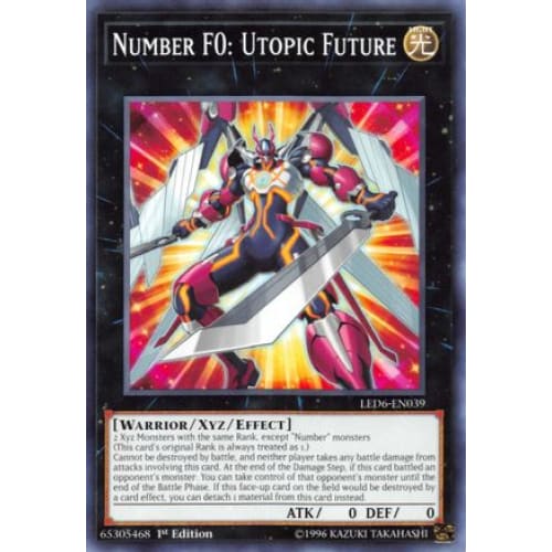 Number F0: Utopic Draco Future - BLCR-EN085 Secret Rare 1st