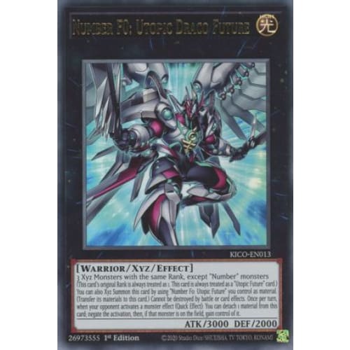Number F0: Utopic Draco Future (KICO-EN013) Ultra Rare 1st