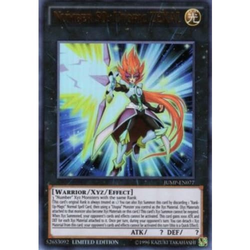 Number S0: Utopic ZEXAL (JUMP-EN077) Ultra Rare Limited