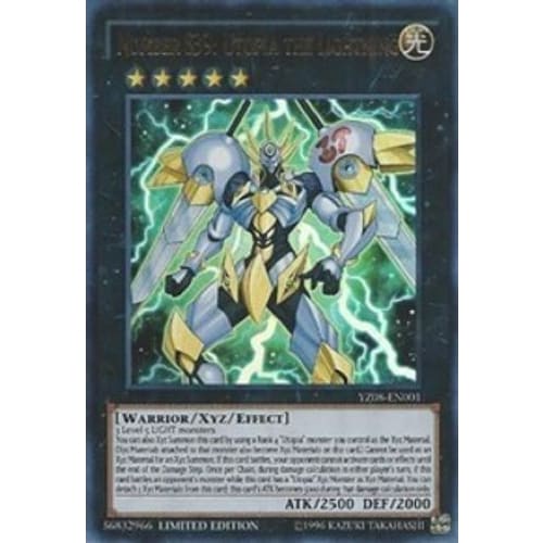 Number S39: Utopia the Lightning (YZ08-EN001) Ultra Rare
