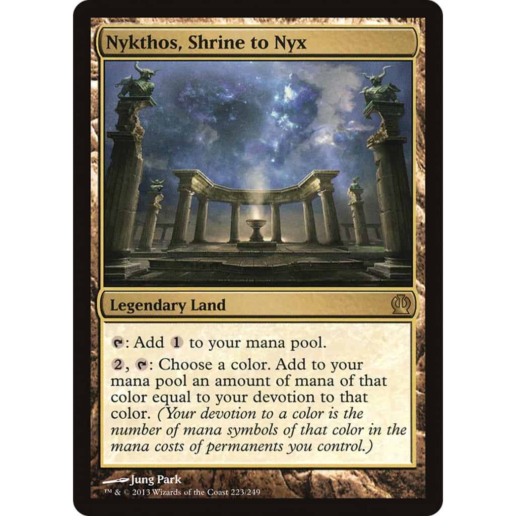 Nykthos Shrine to Nyx (THS-223) Foil - Single