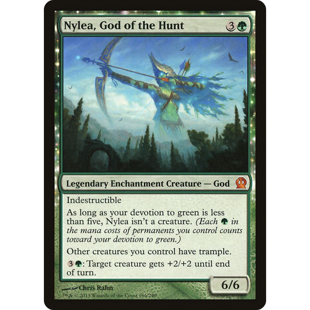 Nylea God of the Hunt (THS-166): (nyxtouched) Foil - Single