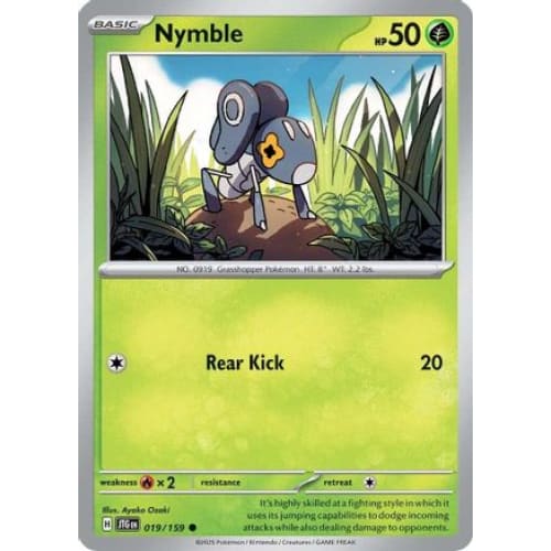 Nymble (19) Common Reverse Holofoil - Single