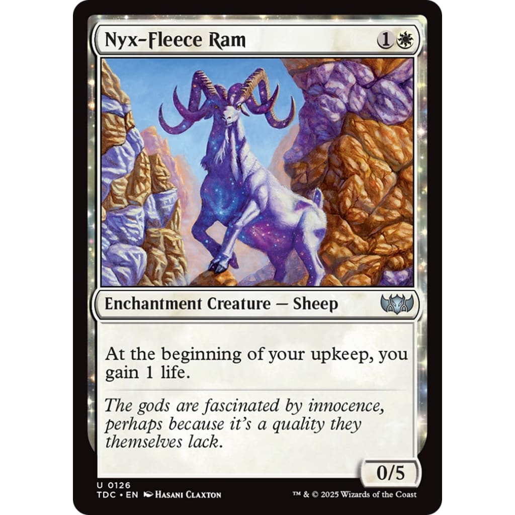 Nyx-Fleece Ram (TDC-126): (enchantment) - Single