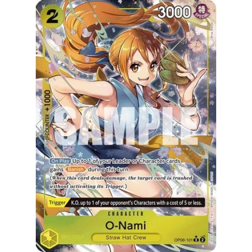 O-Nami (Alternate Art) OP06-101 R Wings of the Captain Foil