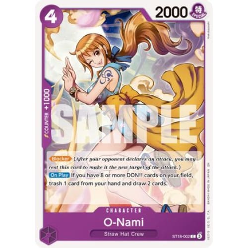 O-Nami (Reprint) ST18-002 C Premium Booster -The Best- Vol.