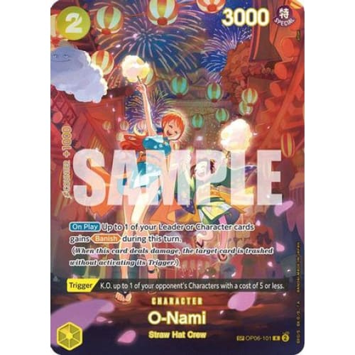 O-Nami (SP) OP06-101 R 500 Years in the Future Foil - Single