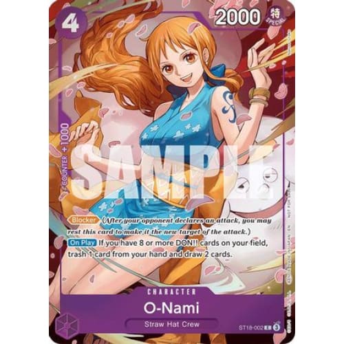 O-Nami - ST18-002 C Extra Booster: One Piece Heroines