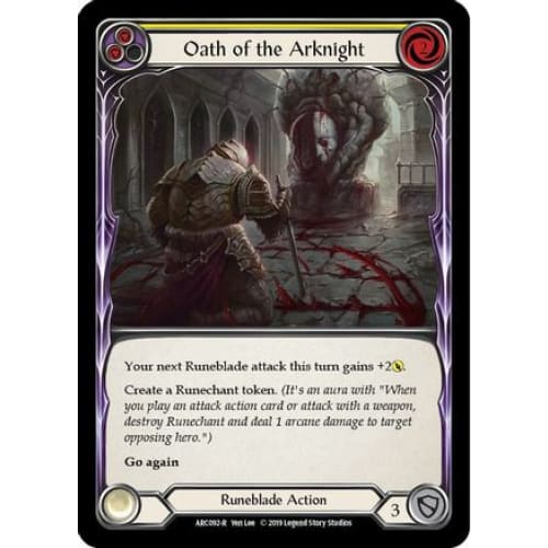 Oath of the Arknight (Yellow) (ARCANE RISING) Unlimited
