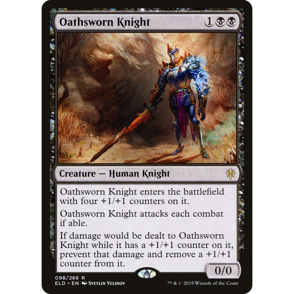 Oathsworn Knight (ELD-098) Foil - Single
