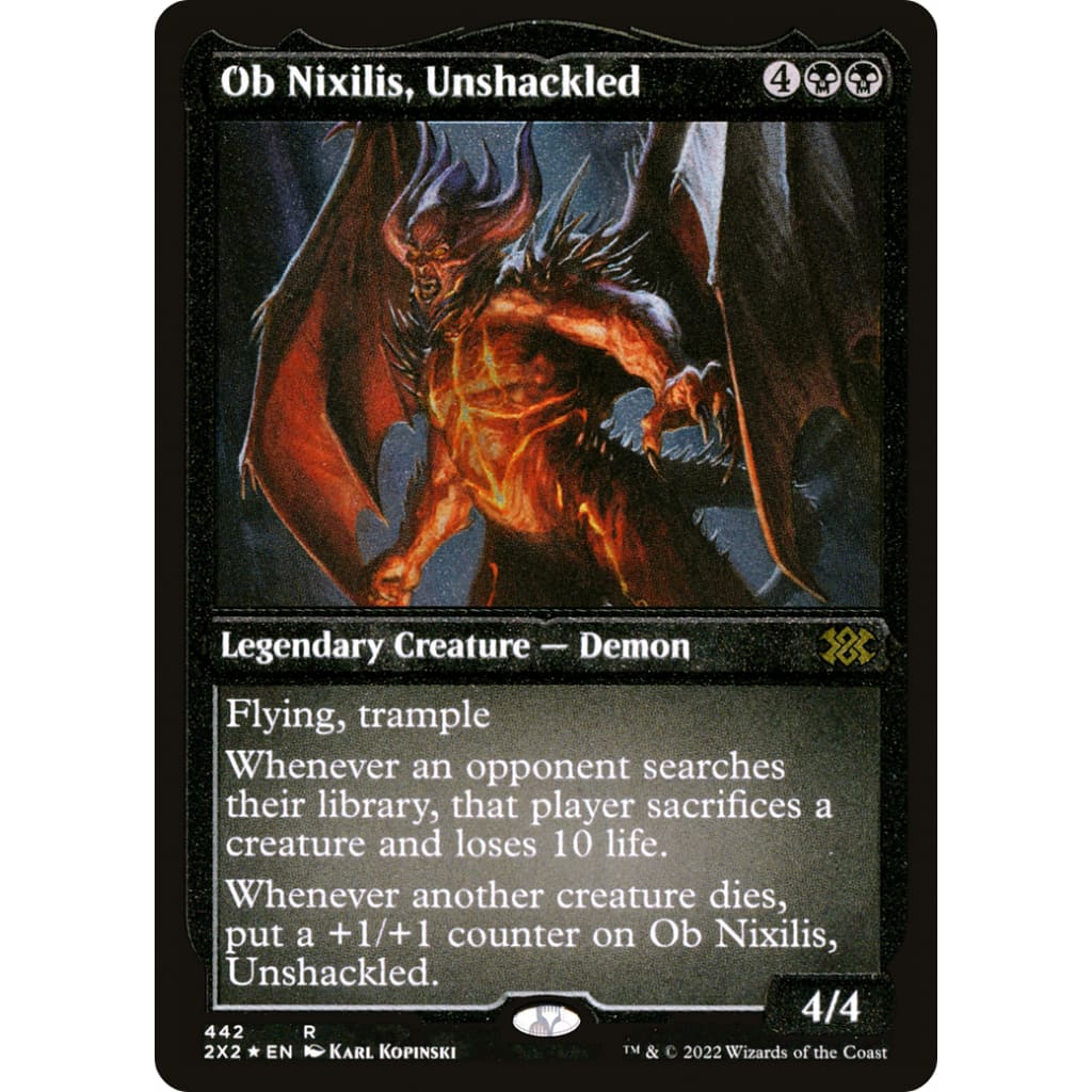Ob Nixilis Unshackled (2X2-442) Etched Foil - Single