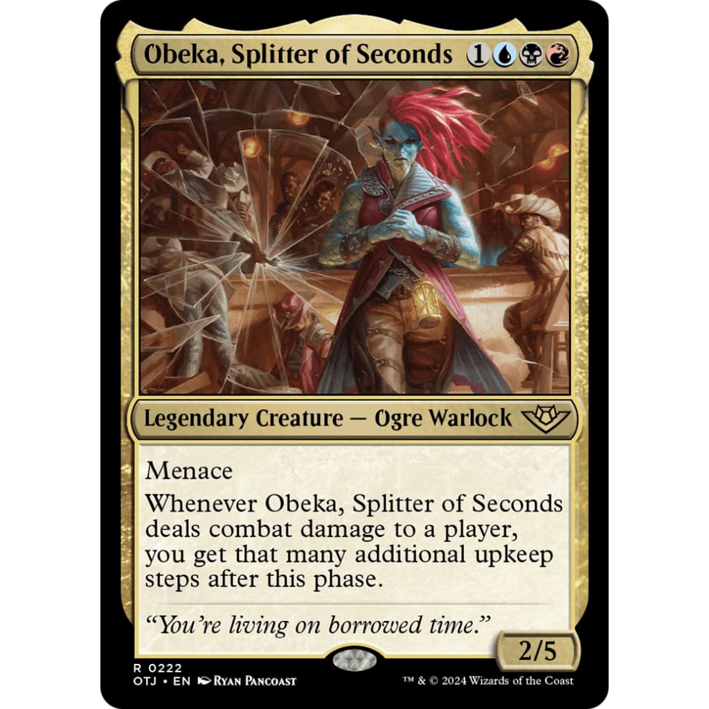 Obeka Splitter of Seconds (OTJ-222) Foil - Single