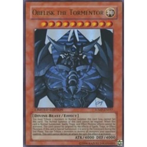 Obelisk the Tormentor (JUMP-EN037) Ultra Rare Limited