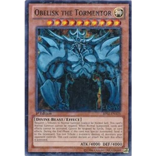Obelisk the Tormentor (Mosaic Rare) (BP02-EN125) Mosaic