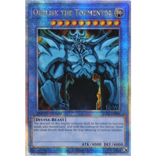 Obelisk the Tormentor (Quarter Century Secret Rare)