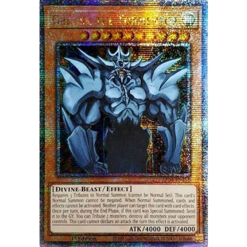 Obelisk the Tormentor (Quarter Century Secret Rare)