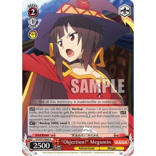 ’Objection!’ Megumin (KONOSUBA -GOD’S BLESSING