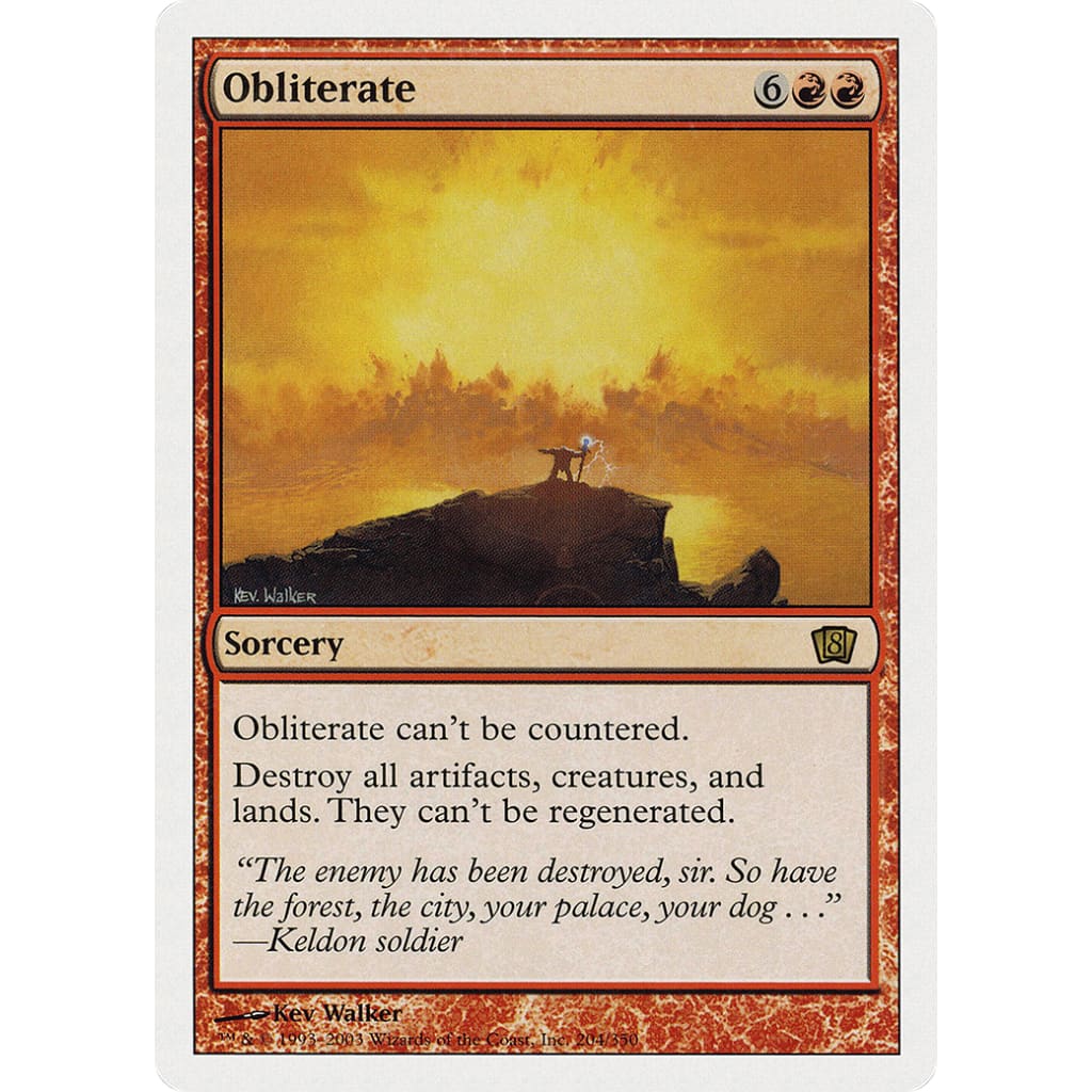 Obliterate (8ED-204) Foil - Single
