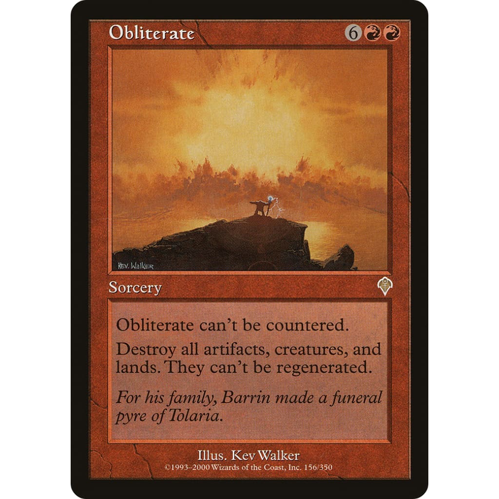 Obliterate (INV-156) Foil - Single