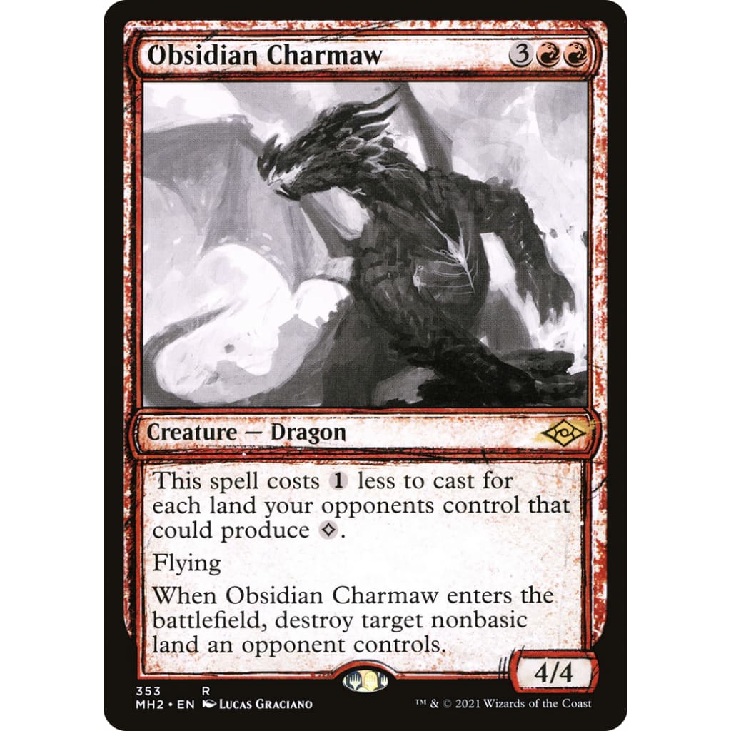 Obsidian Charmaw (MH2-353): (Showcase) Foil - Single