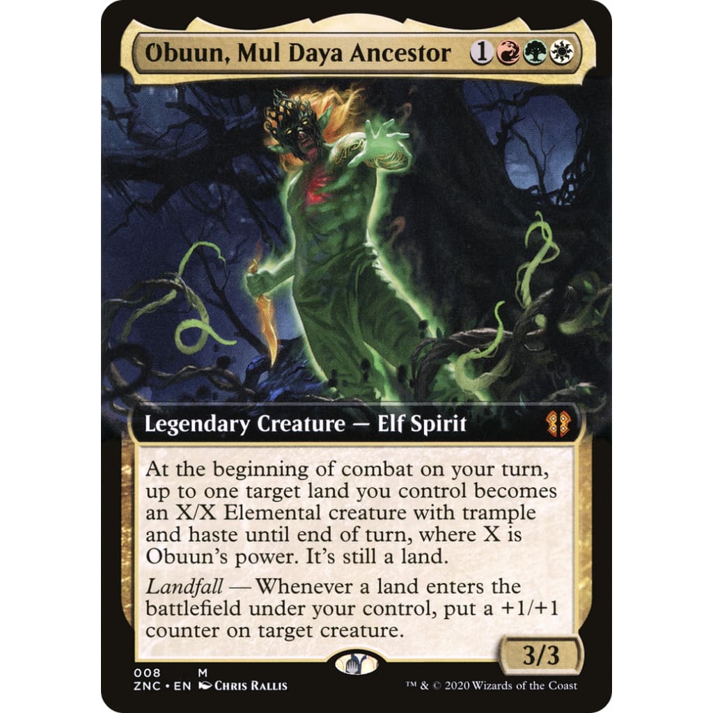 Obuun Mul Daya Ancestor (Extended Art) (ZNC-008): Foil