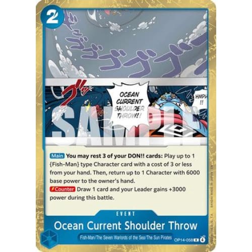 Ocean Current Shoulder Throw OP14-058 R The Azure Sea’s