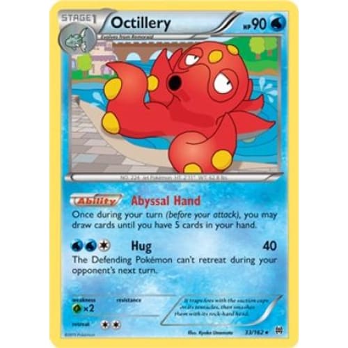 Octillery (033/162) Holo Rare Reverse Holofoil - Single
