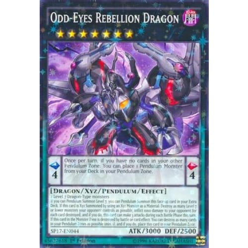 Odd-Eyes Rebellion Dragon (Starfoil) (SP17-EN044) Starfoil