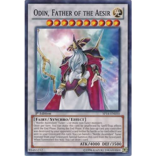 Odin Father of the Aesir (Starfoil) (SP14-EN050) Starfoil