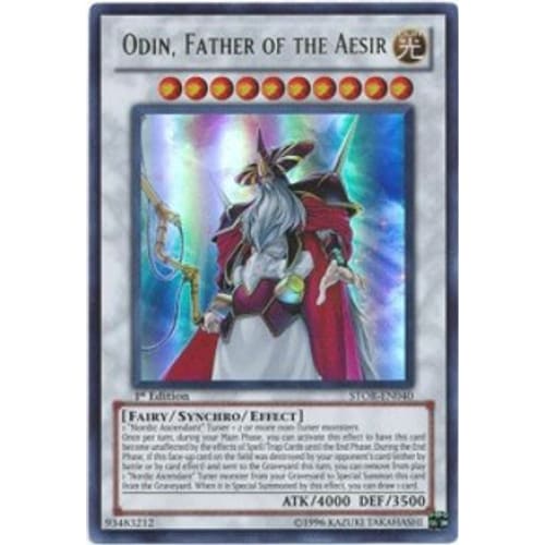 Odin Father of the Aesir (STOR-EN040) Ultra Rare 1st