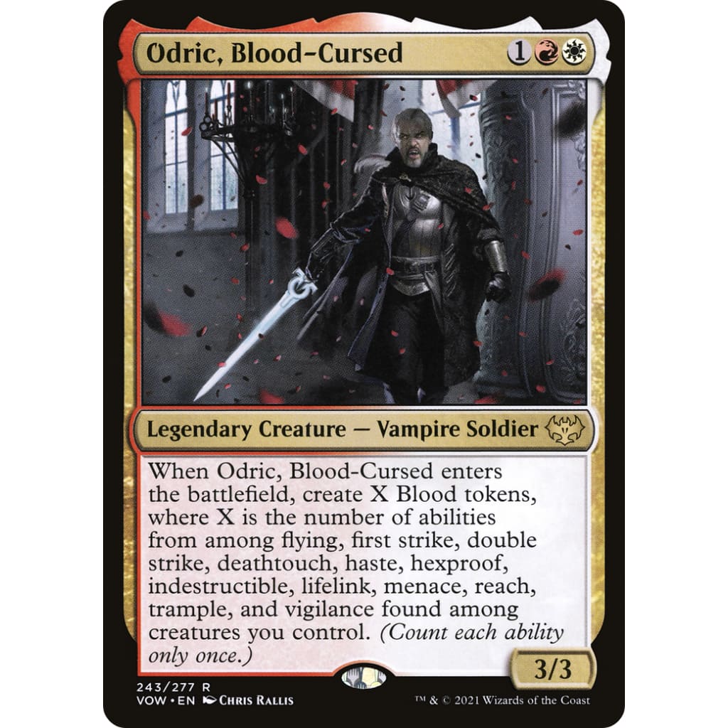 Odric Blood-Cursed (VOW-243) Foil - Single