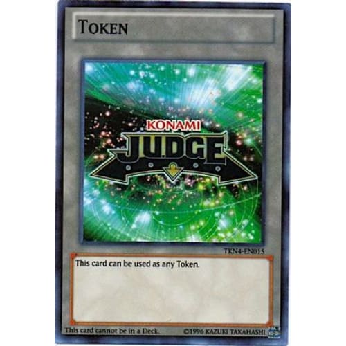 Official Judge Token: TKN4-EN015 (TKN4-EN015) Super Rare