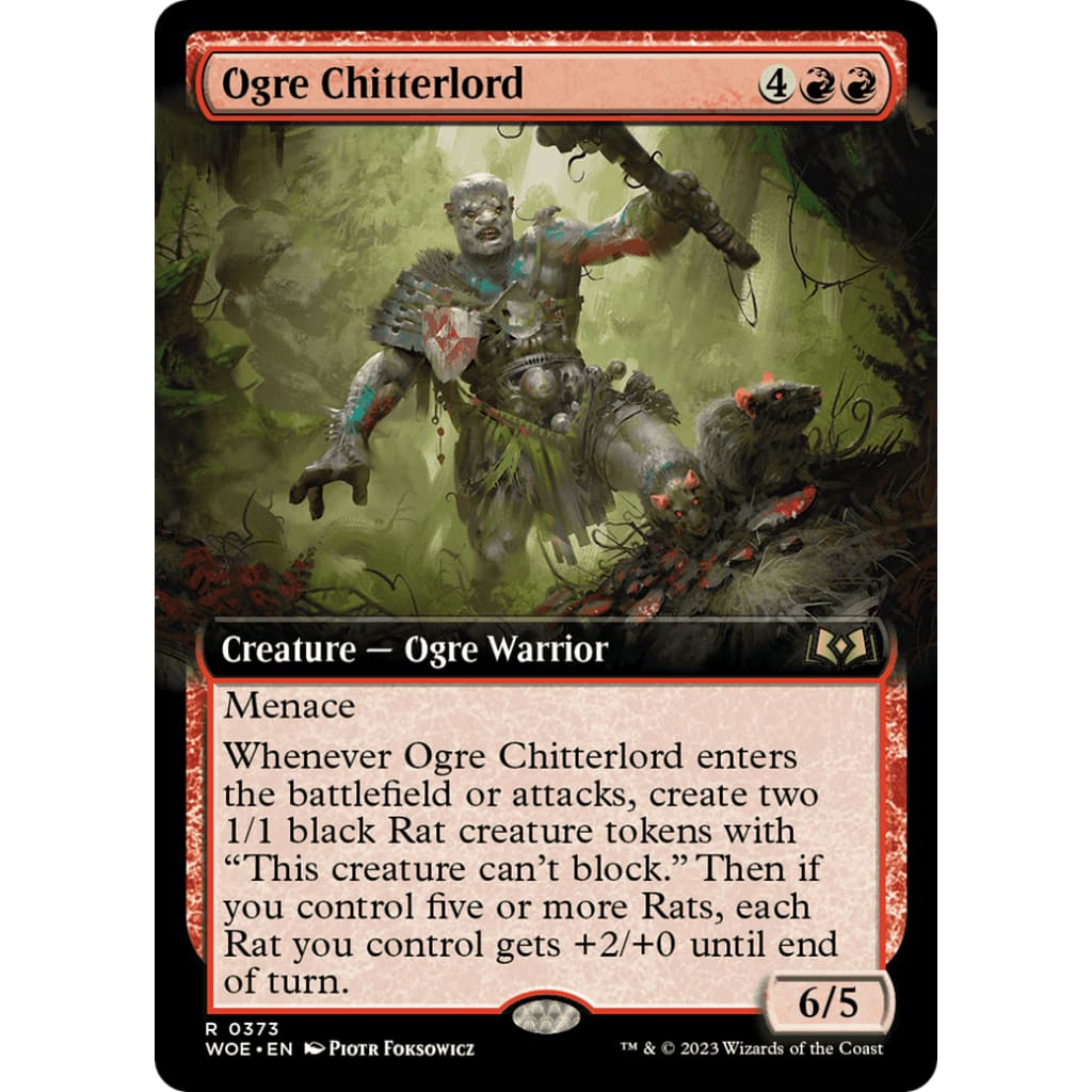 Ogre Chitterlord (WOE-373): (Extended Art) Foil - Single