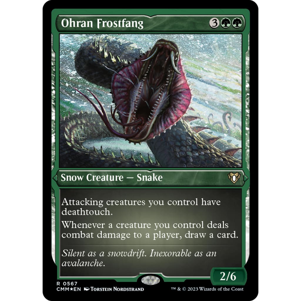 Ohran Frostfang (CMM-567) Etched Foil - Single